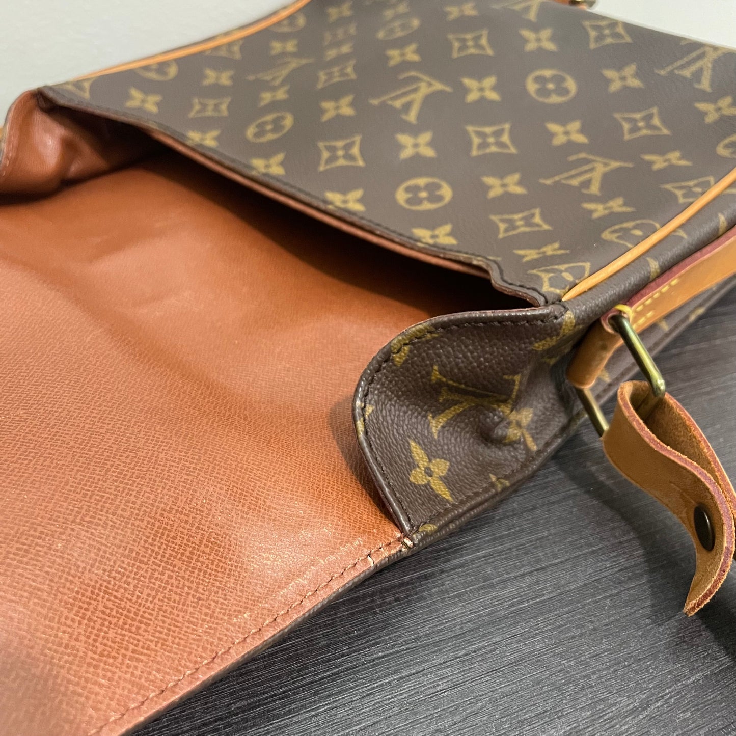 SOLD! Louis Vuitton Monogram Cartouchiere GM