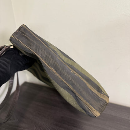 1015-04 FENDI Striped Pequin Bag