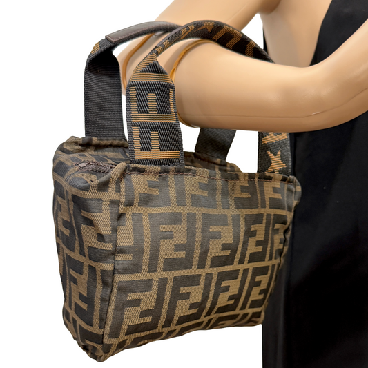 1015-05 FENDI Roma 1925 Zucca Mini Bag