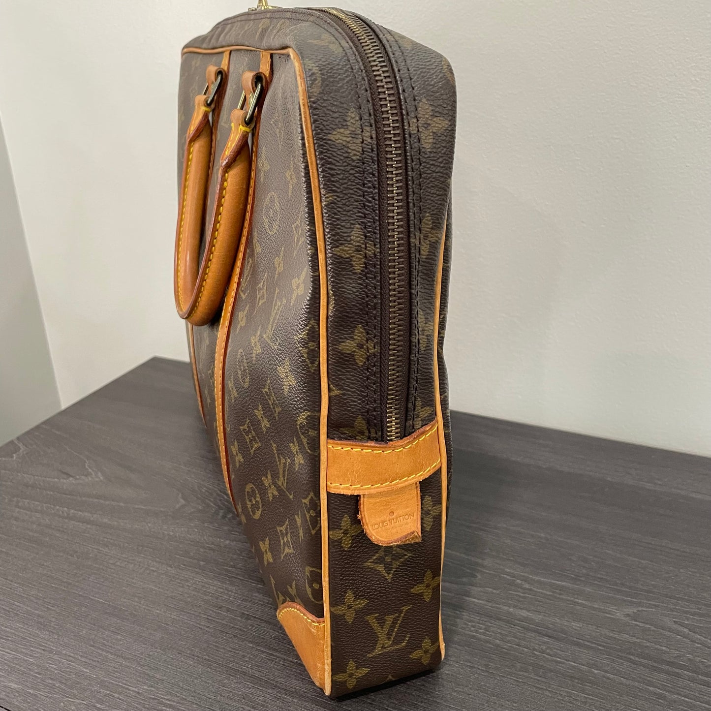 SOLD! Louis Vuitton Monogram Porte Documents Voyage Bag