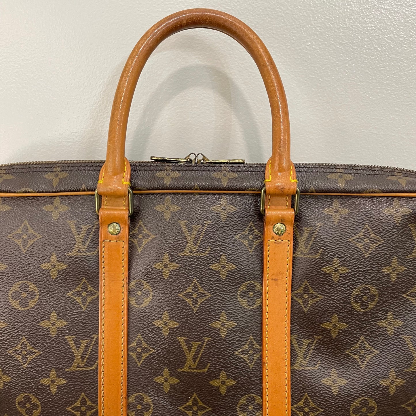 SOLD! Louis Vuitton Monogram Porte Documents Voyage Bag