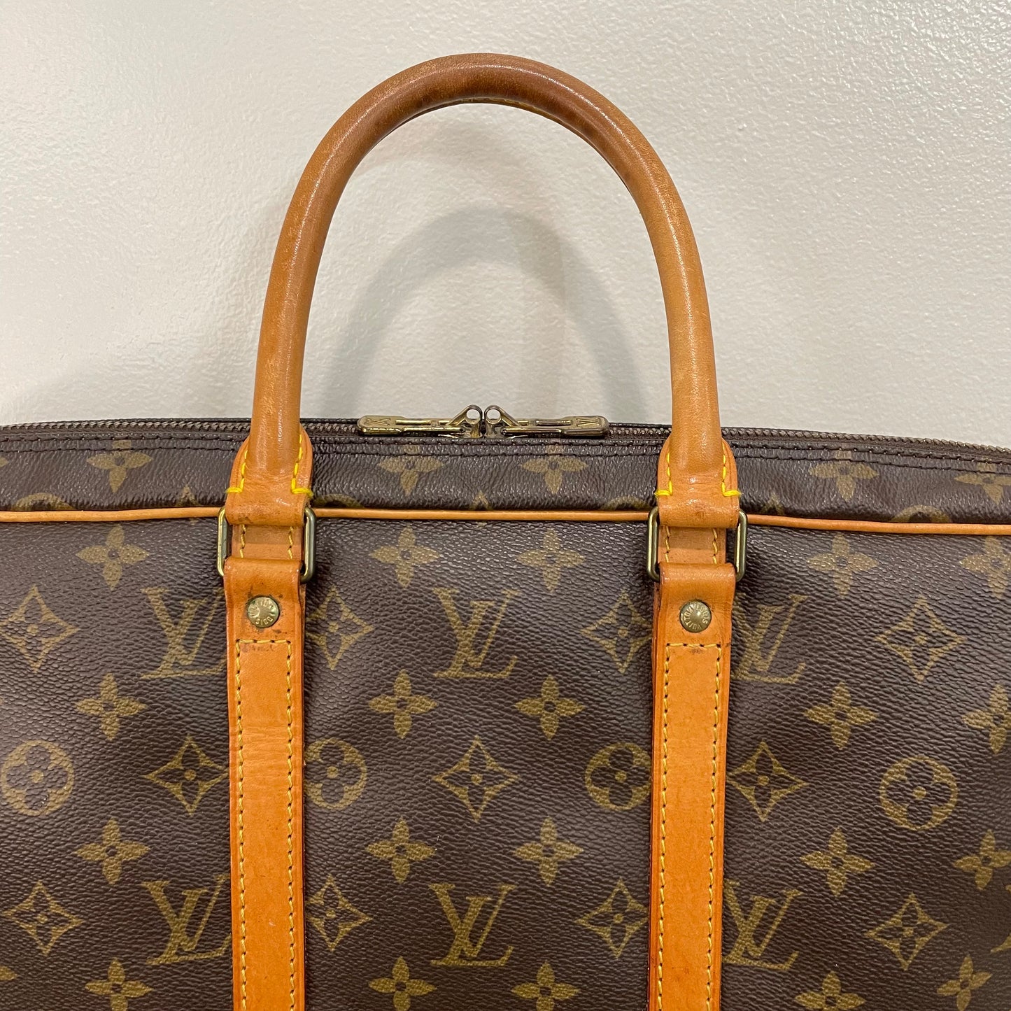 SOLD! Louis Vuitton Monogram Porte Documents Voyage Bag