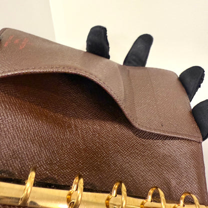 LOUIS VUITTON Damier Ebene Agenda PM