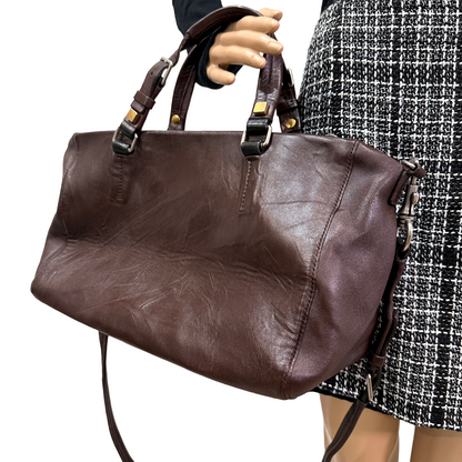 #1156 CELINE Dual Leather Trio Bag