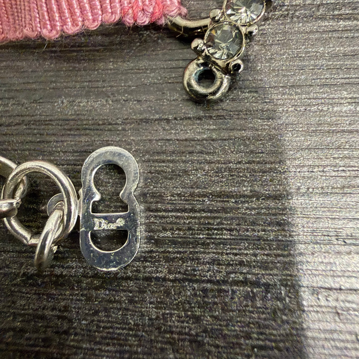 8906 DIOR Set of 2 Choker Necklaces/Double Wrap Bracelets