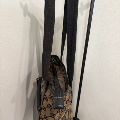 #006 GUCCI Brown Canvas Tote
