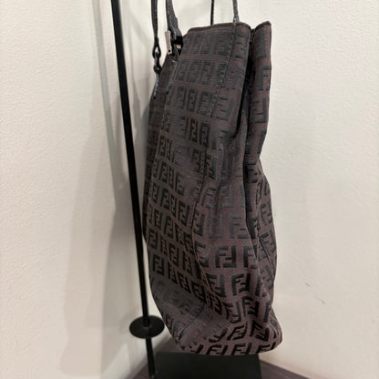 #007 FENDI Brown Canvas Tote