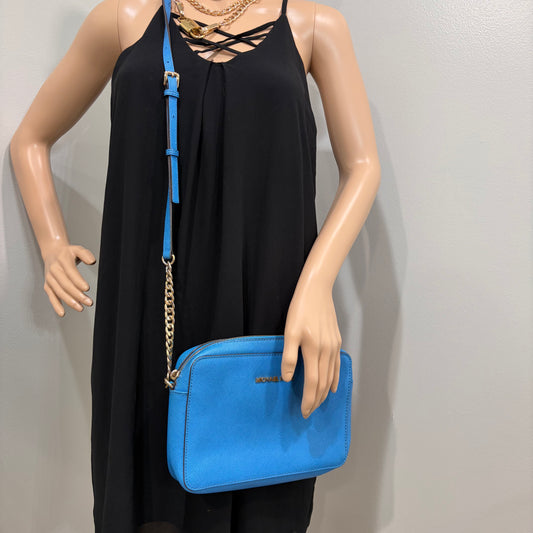 #008 MICHAEL KORS Blue Crossbody