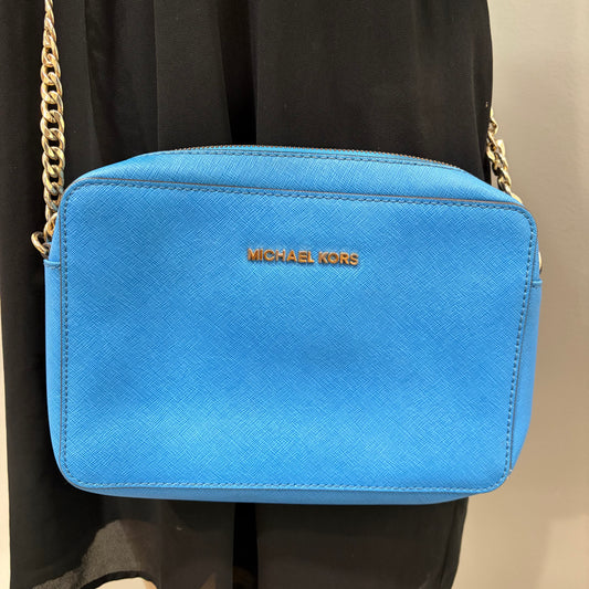 #008 MICHAEL KORS Blue Crossbody