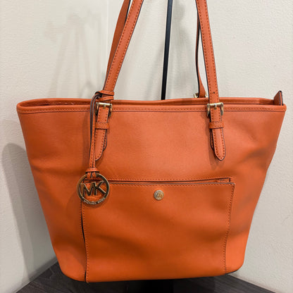 #009 MICHAEL KORS Orange Tote