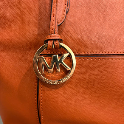 #009 MICHAEL KORS Orange Tote