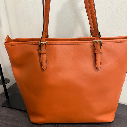 #009 MICHAEL KORS Orange Tote