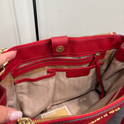 #010 MICHAEL KORS Red Tote