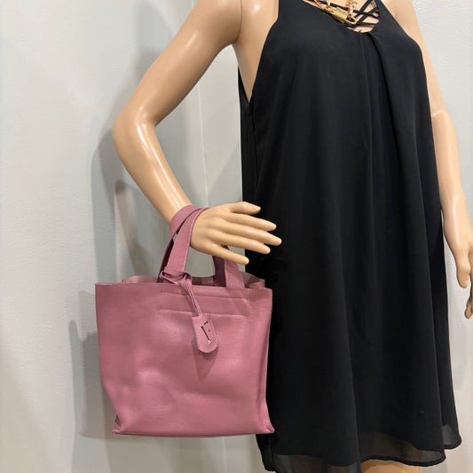 #011 FURLA Dusty Rose Saffiano Tote