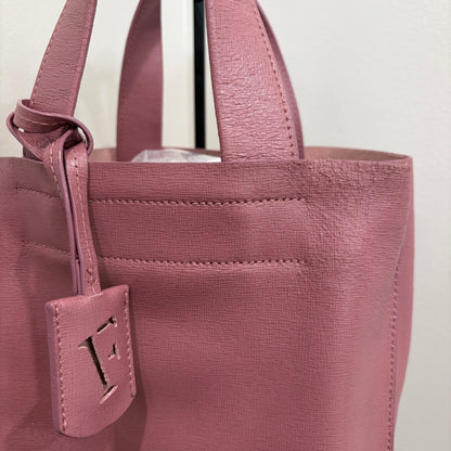 #011 FURLA Dusty Rose Saffiano Tote