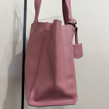 #011 FURLA Dusty Rose Saffiano Tote