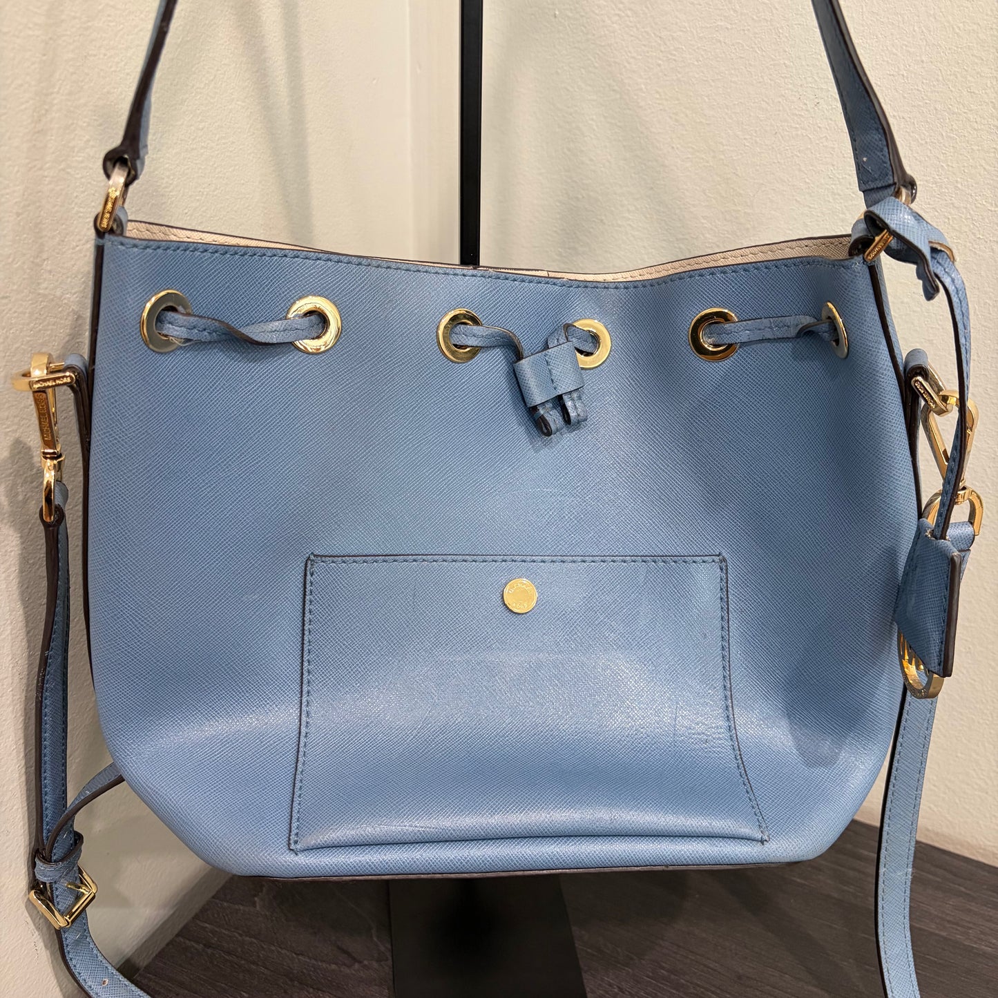 #012 MICHAEL KORS Blue Shoulder Bag