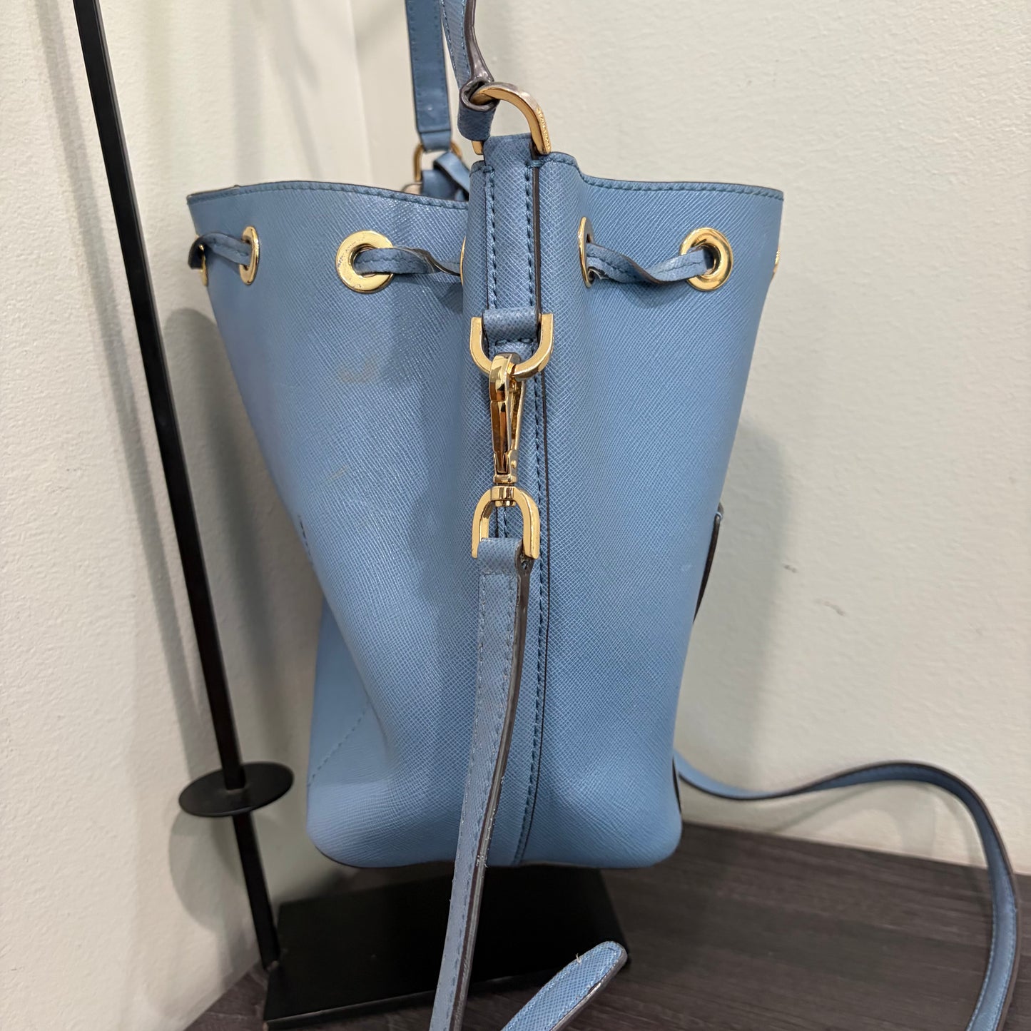 #012 MICHAEL KORS Blue Shoulder Bag