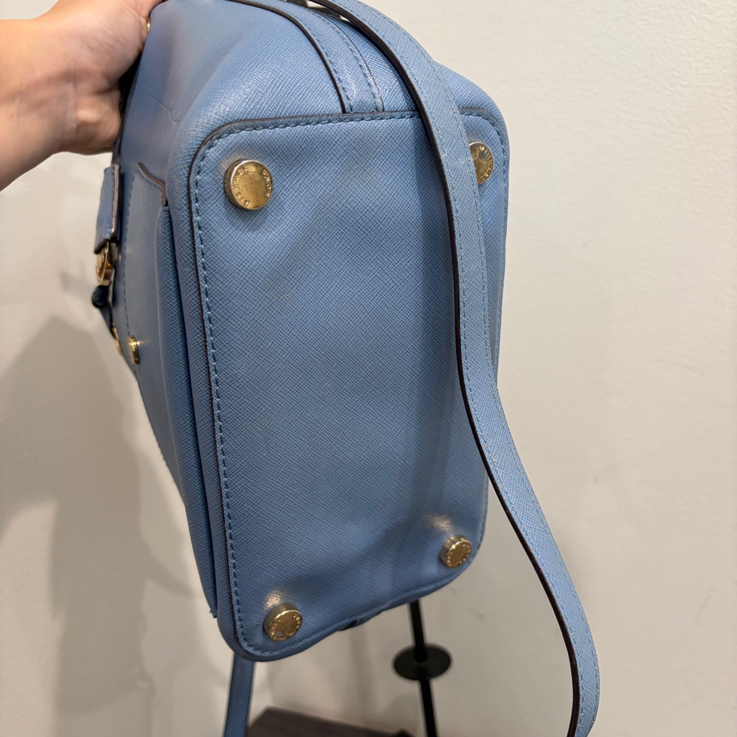 #012 MICHAEL KORS Blue Shoulder Bag