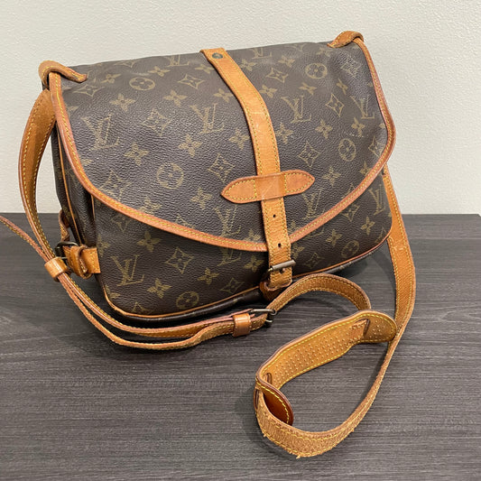 SOLD! Louis Vuitton Monogram Saumur 30