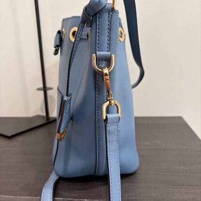 #012 MICHAEL KORS Blue Shoulder Bag