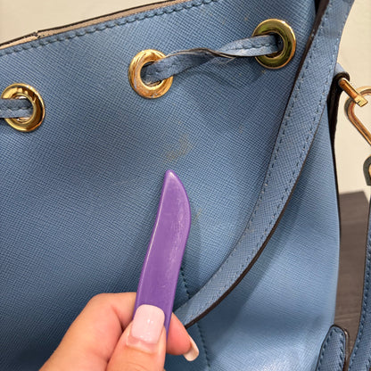 #012 MICHAEL KORS Blue Shoulder Bag