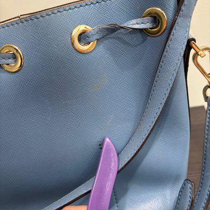 #012 MICHAEL KORS Blue Shoulder Bag