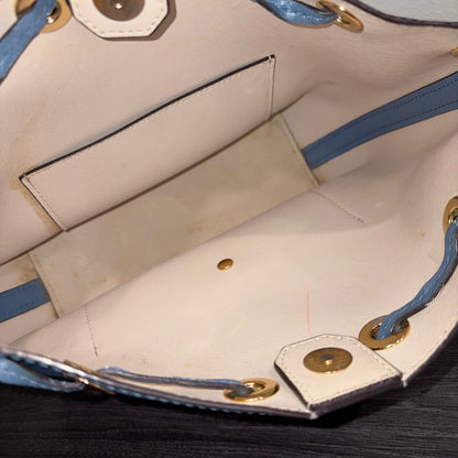 #012 MICHAEL KORS Blue Shoulder Bag