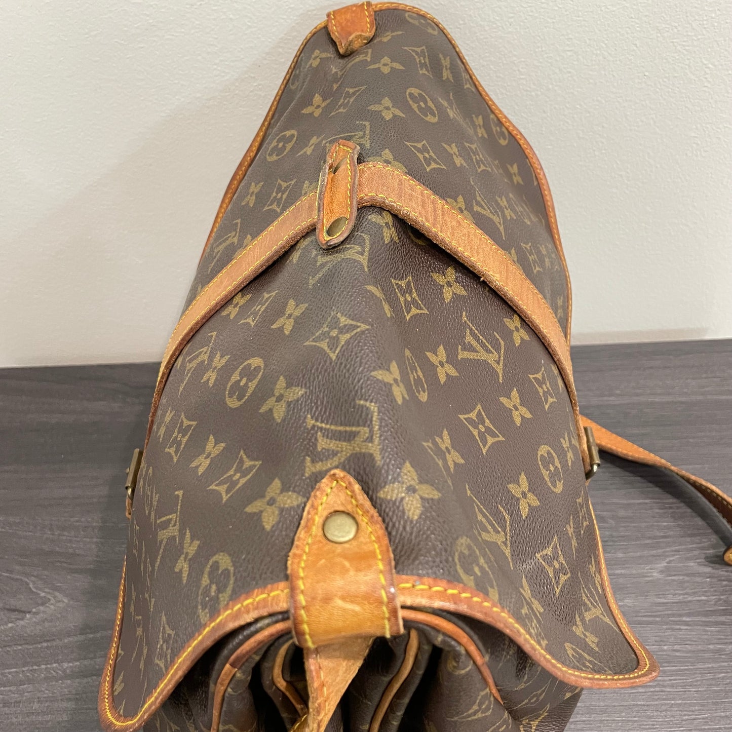 SOLD! Louis Vuitton Monogram Saumur 35