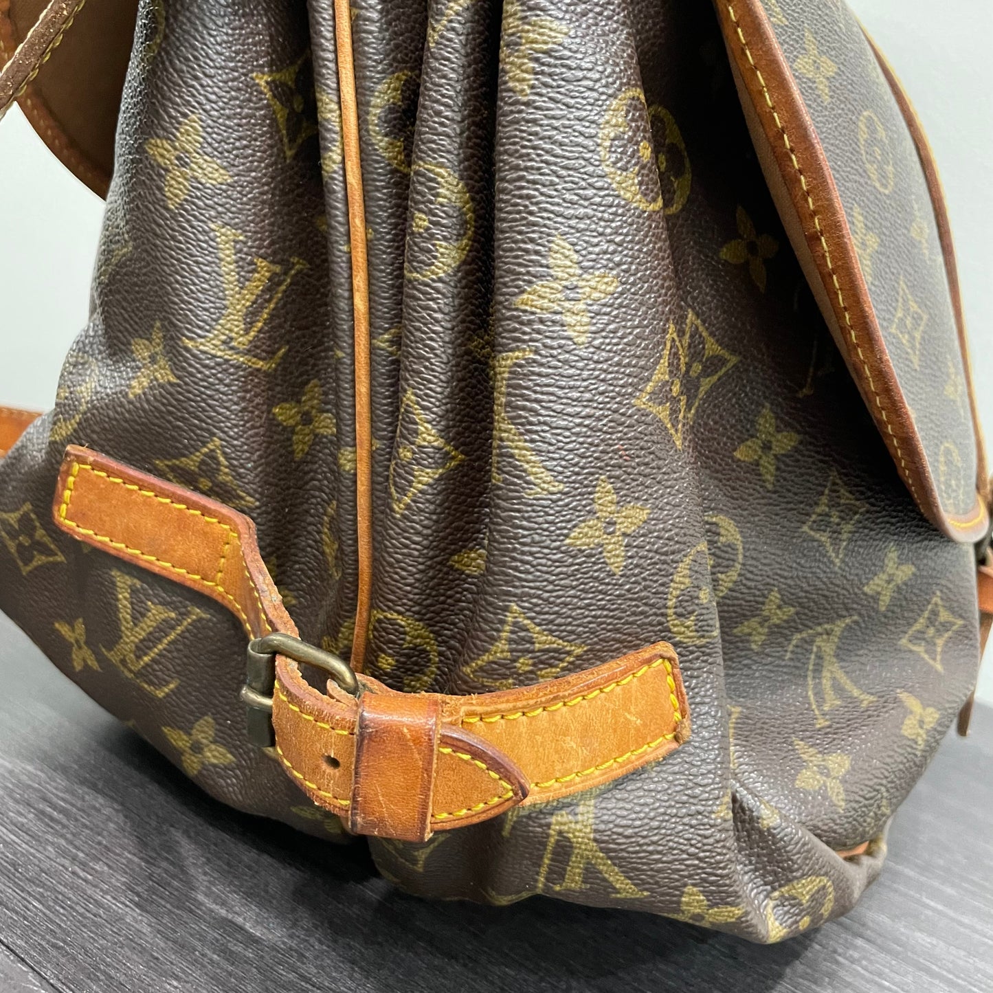 SOLD! Louis Vuitton Monogram Saumur 35