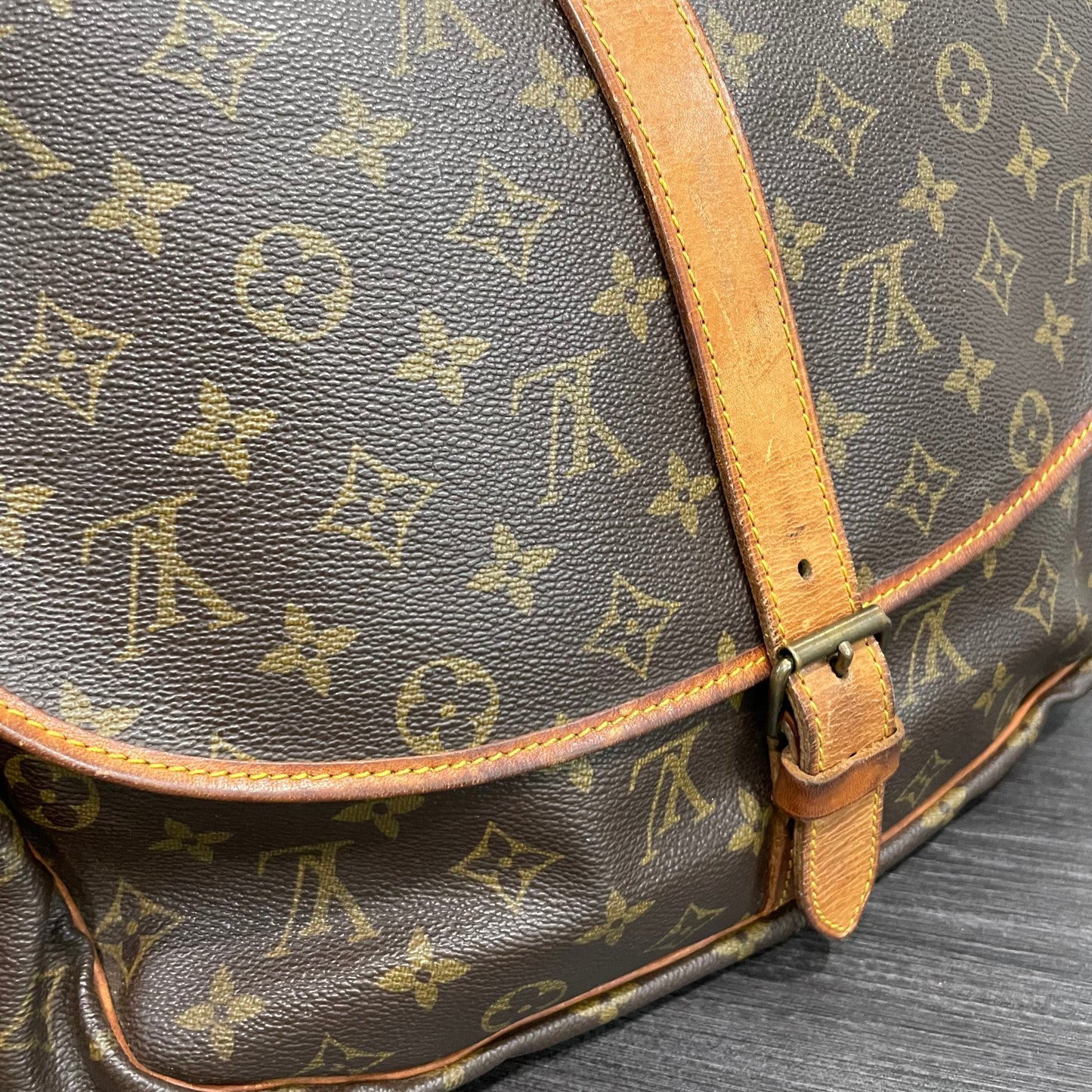 SOLD! Louis Vuitton Monogram Saumur 35