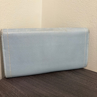 #017 SALVATORE FERRAGAMO Gancini Blue Wallet