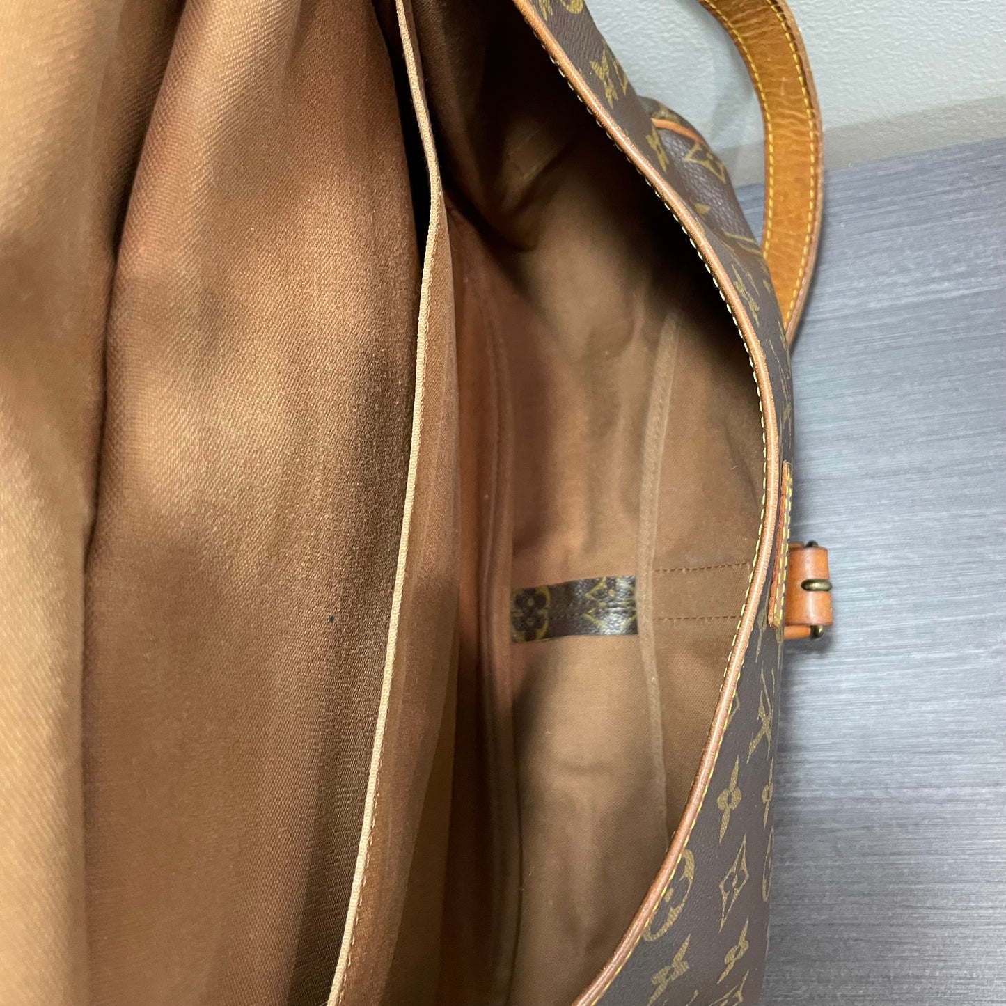 SOLD! Louis Vuitton Monogram Saumur 35