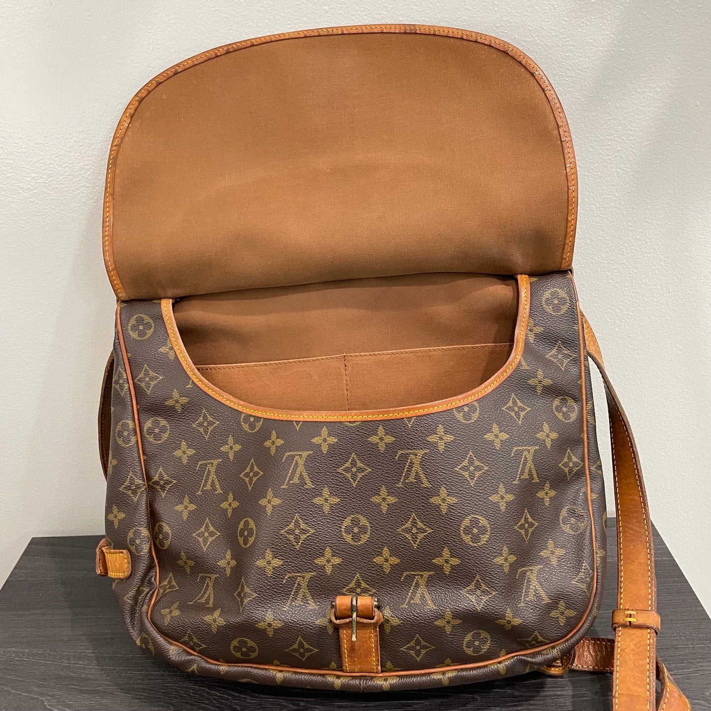 SOLD! Louis Vuitton Monogram Saumur 35