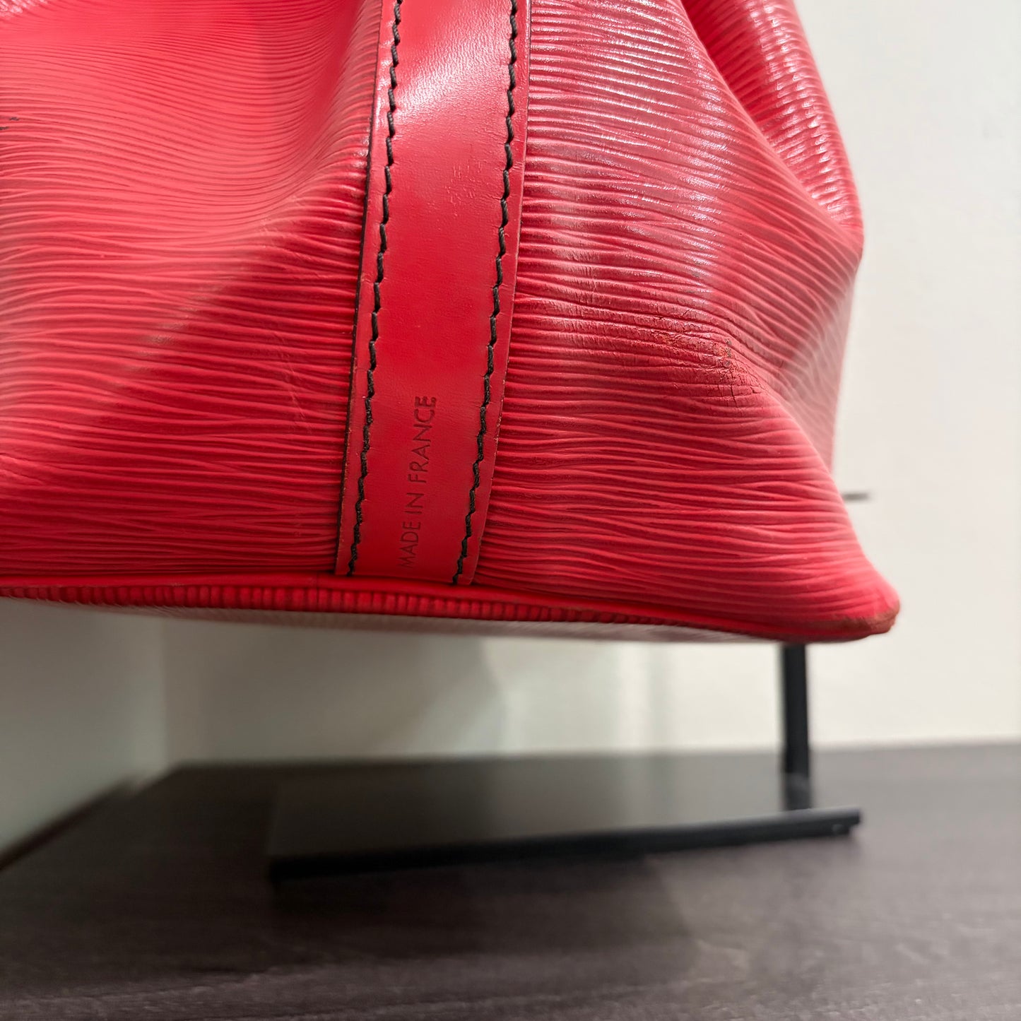 #020 LOUIS VUITTON Red Epi Petit Noe