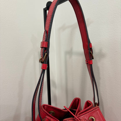 #020 LOUIS VUITTON Red Epi Petit Noe