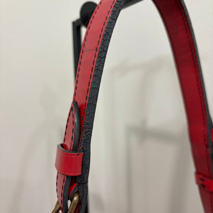 #020 LOUIS VUITTON Red Epi Petit Noe