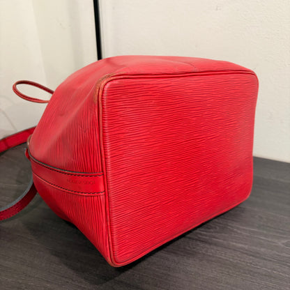 #020 LOUIS VUITTON Red Epi Petit Noe