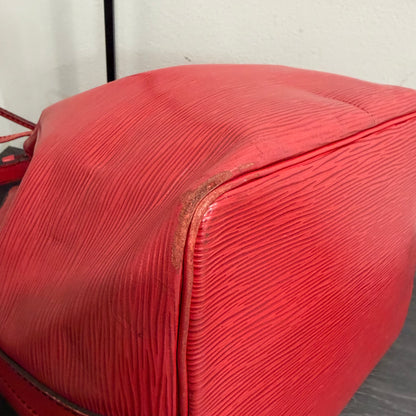 #020 LOUIS VUITTON Red Epi Petit Noe
