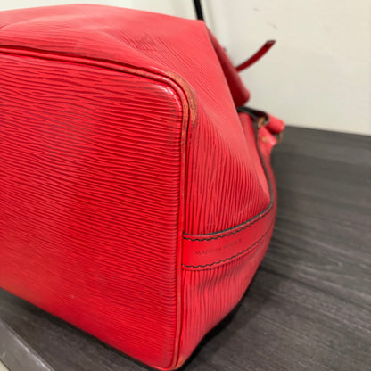 #020 LOUIS VUITTON Red Epi Petit Noe