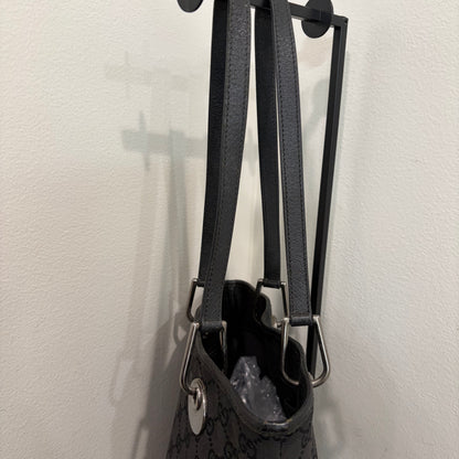 #025 GUCCI Black Canvas Tote