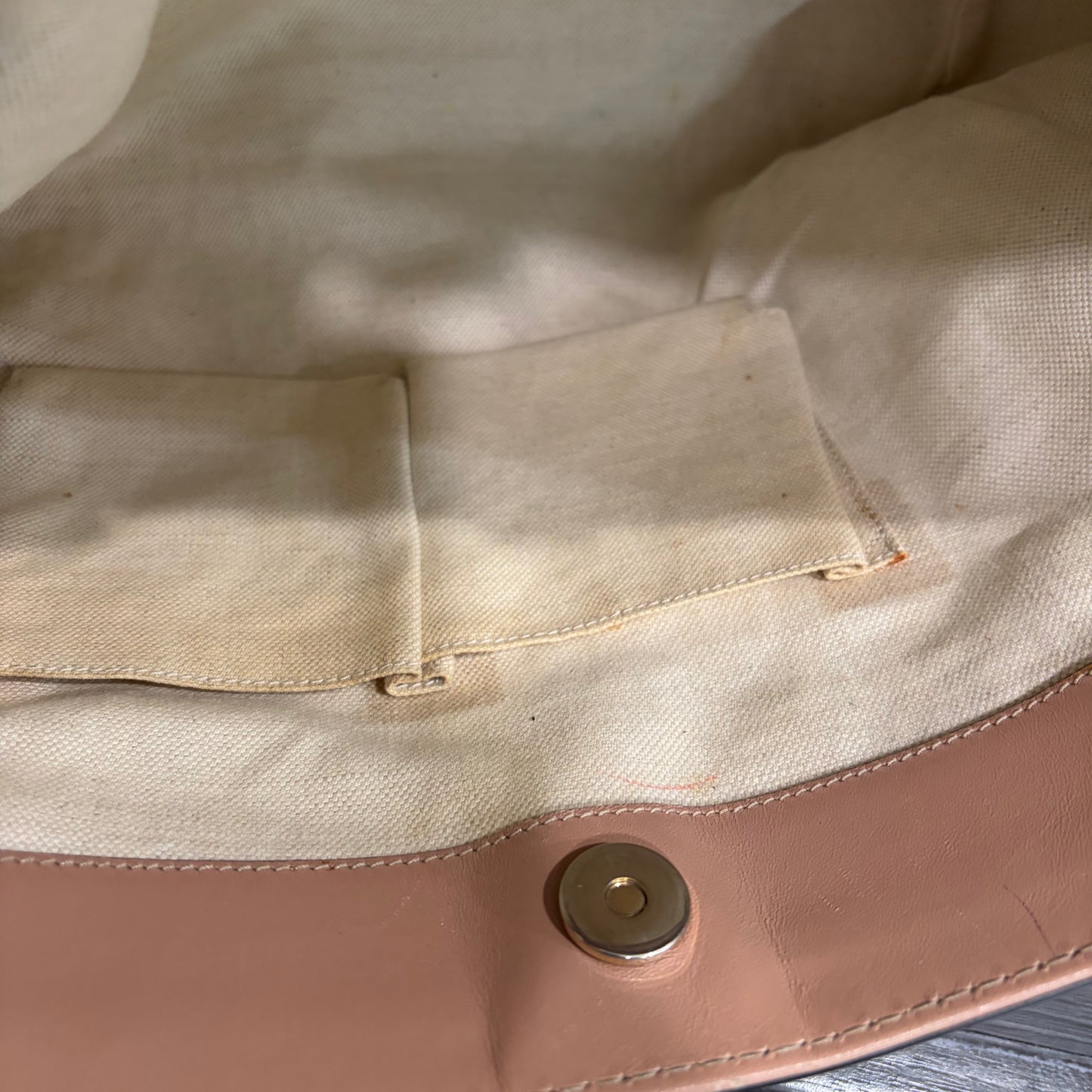 #032 GUCCI Brown Canvas Tote