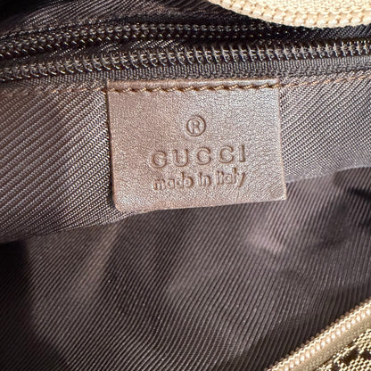 #034 GUCCI Brown Canvas Tote
