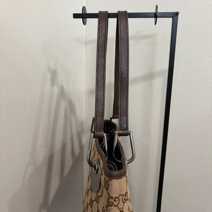 #033 GUCCI Brown Canvas Tote
