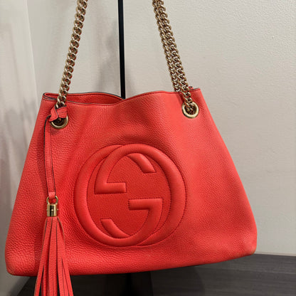 #016 GUCCI Coral Medium Soho
