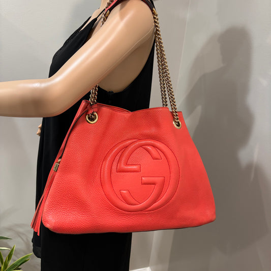 #016 GUCCI Coral Medium Soho