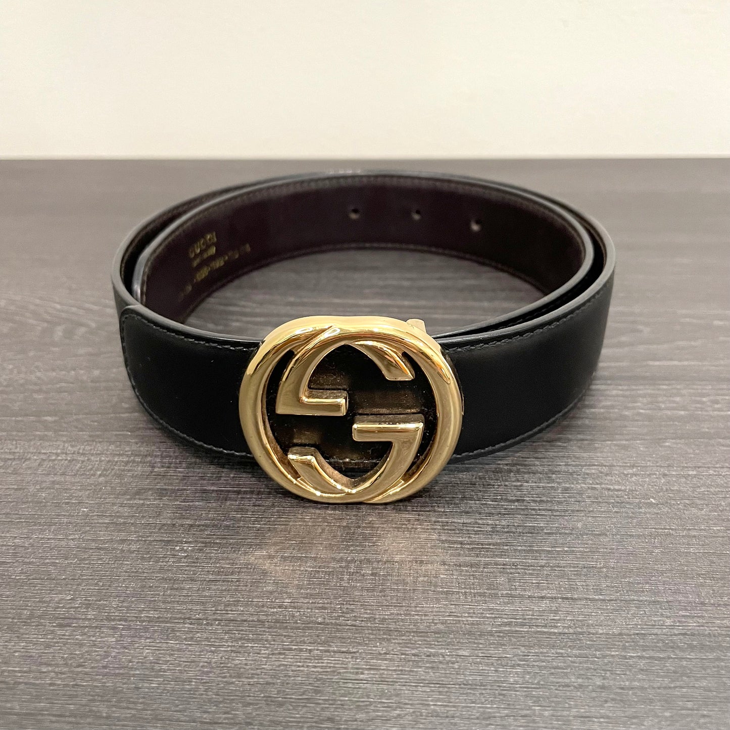 CLEARANCE Gucci Black Belt 65/26