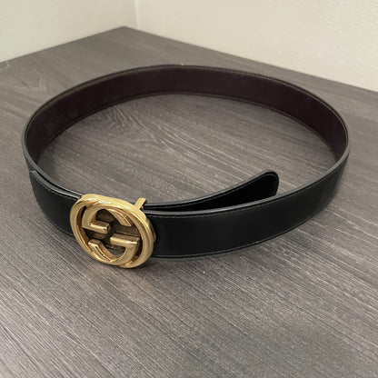 CLEARANCE Gucci Black Belt 65/26