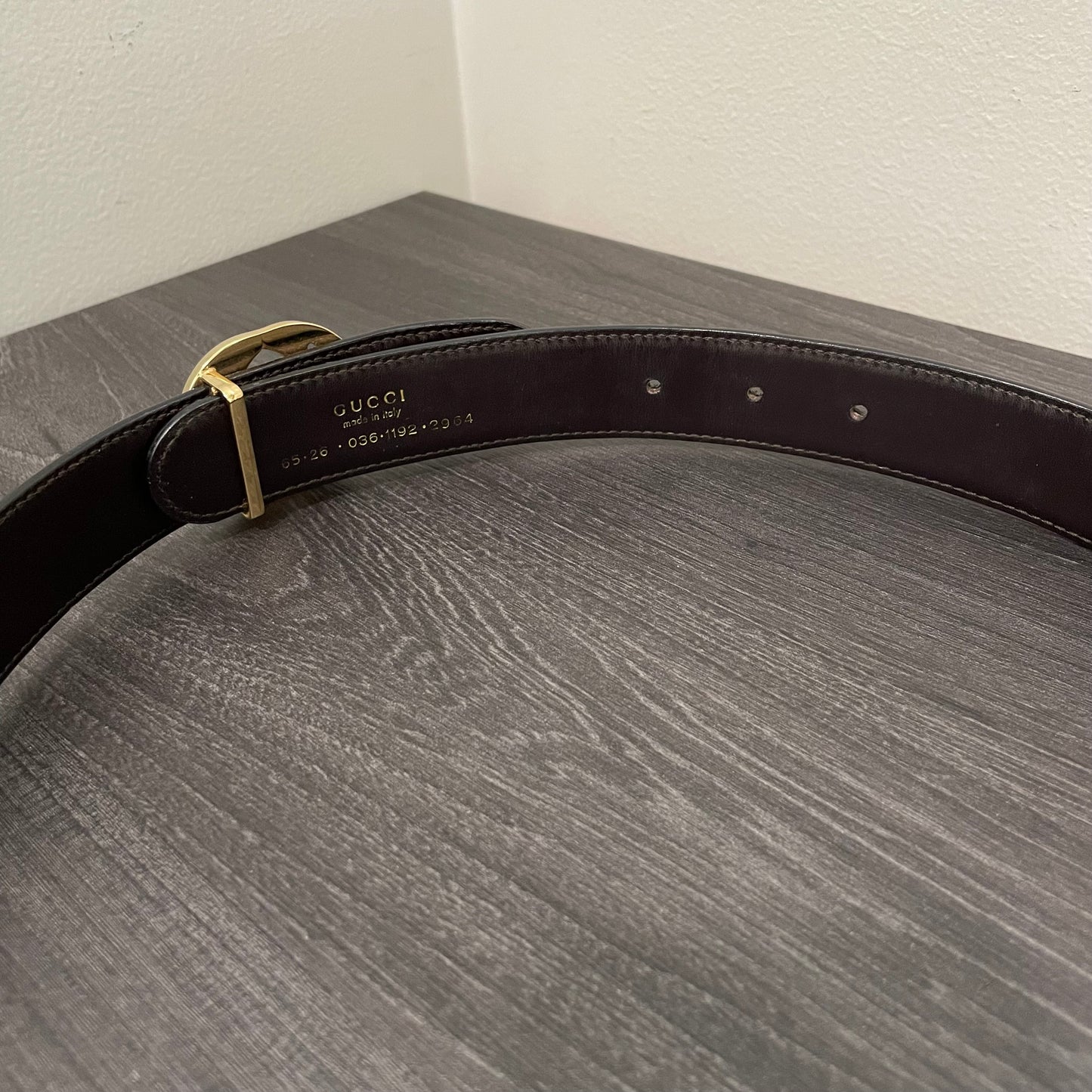 CLEARANCE Gucci Black Belt 65/26