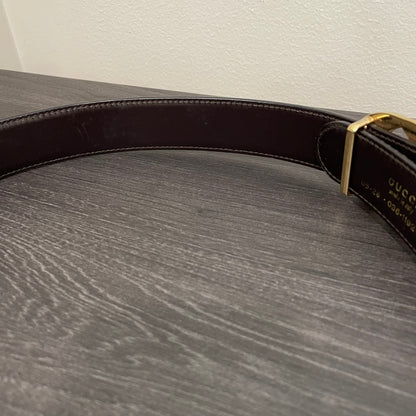 CLEARANCE Gucci Black Belt 65/26